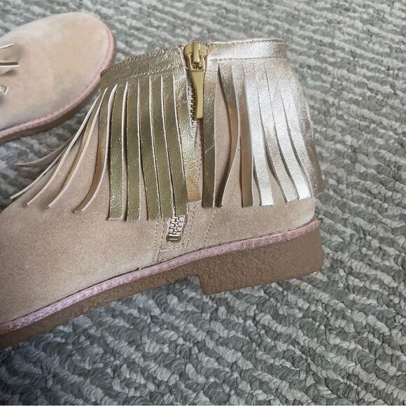 Kate Spade Saks Fringe ankle Booties Size 6.5 - Picture 7 of 11